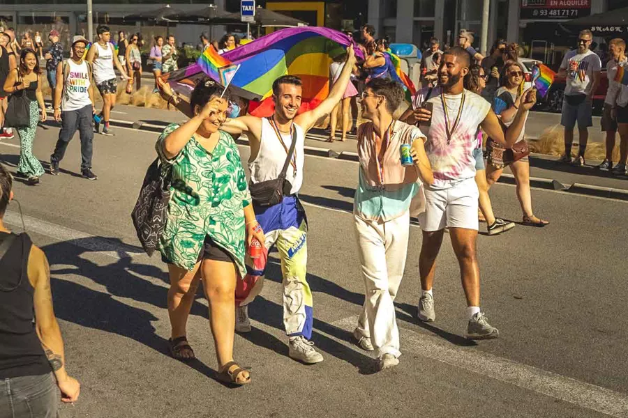 Group Of People Enjoying Pride In Spain 3068EURS2022